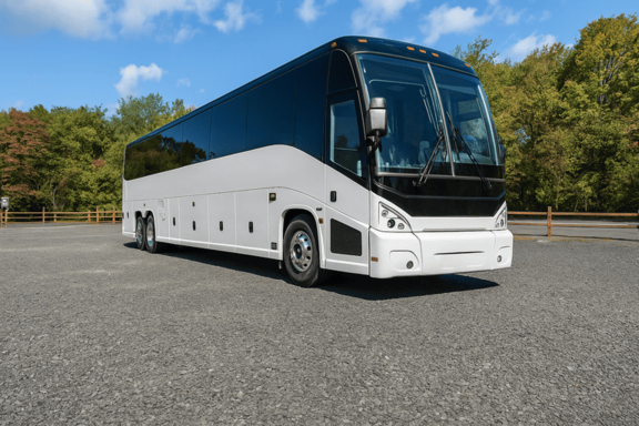 North Port Coach Bus Service 56 Passenger Charter Bus
