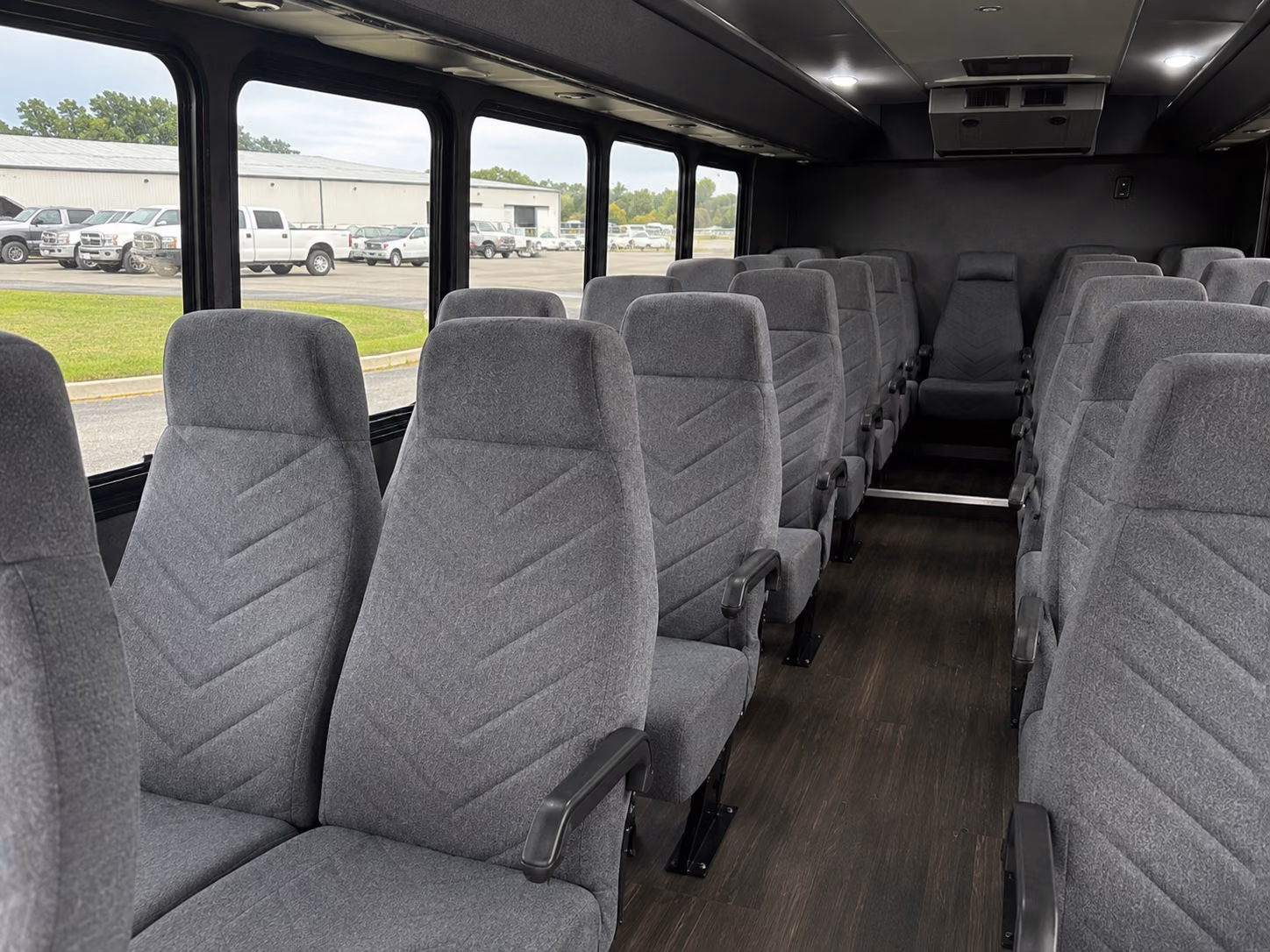 north port 15 passenger minibus inside