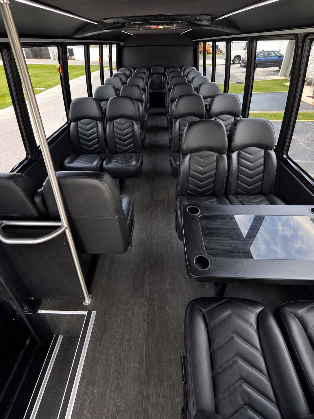 north port 20 passenger minibus inside
