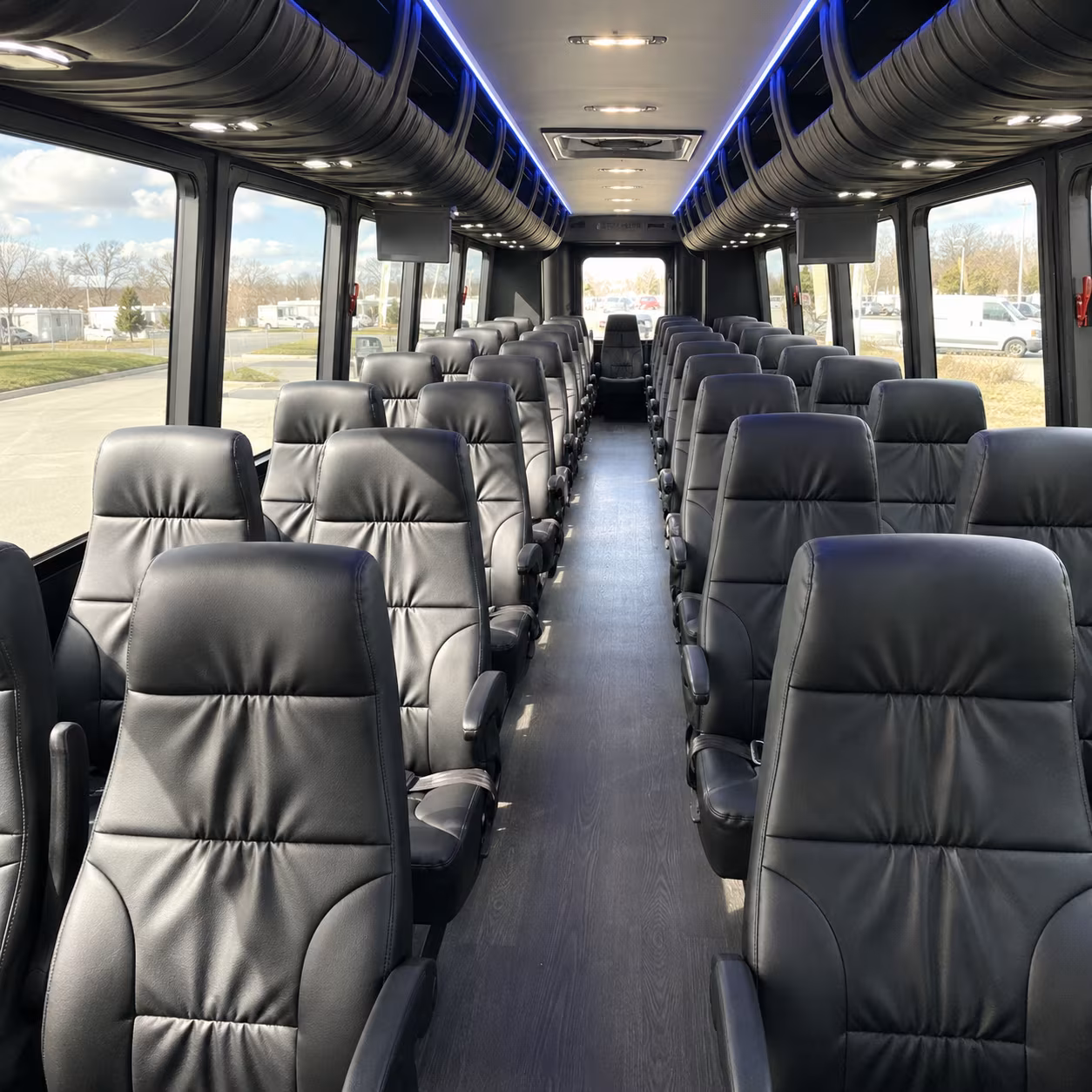 north port 28 passenger minibus interior