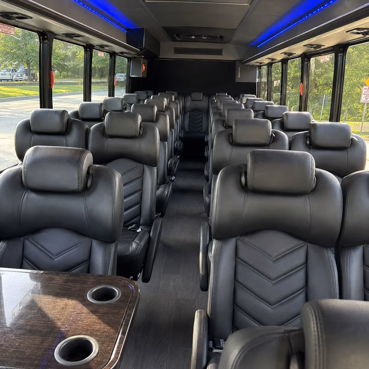 north port 30 passenger minibus interior