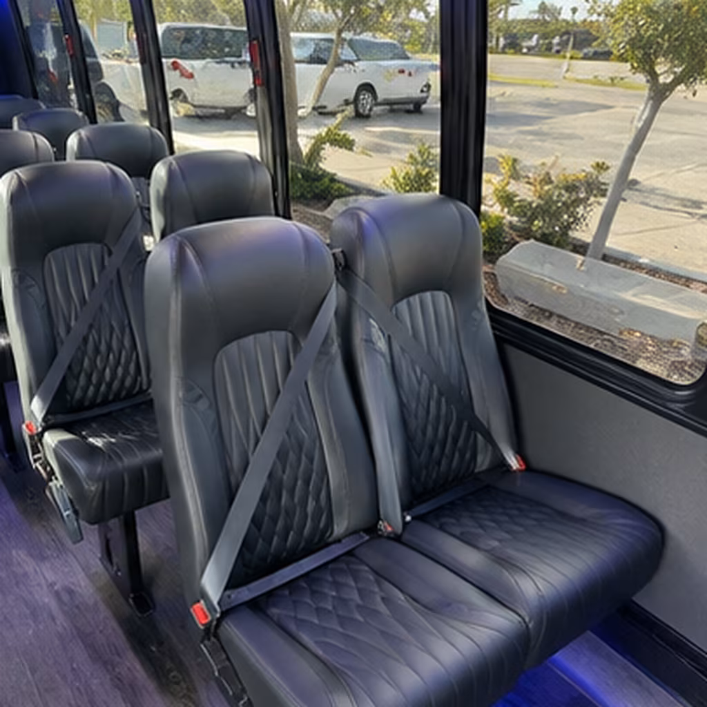 north port 35 passenger minibus inside