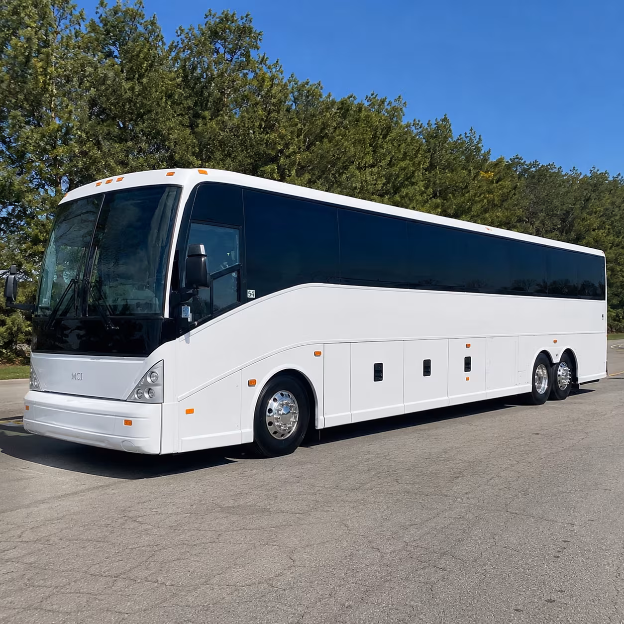 north port 56 passenger charter bus