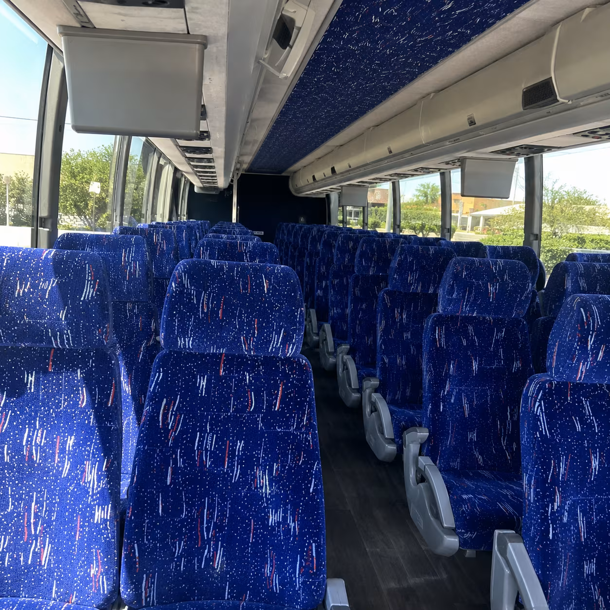 north port charter bus interior 2