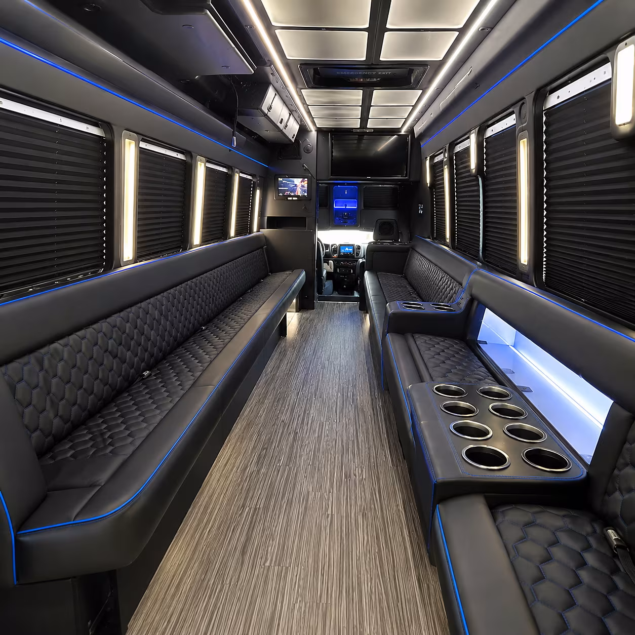 north port party bus inside