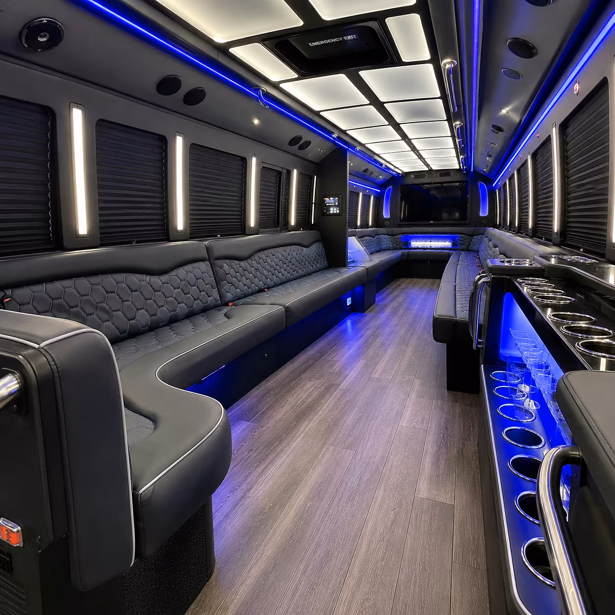 north port party bus interior