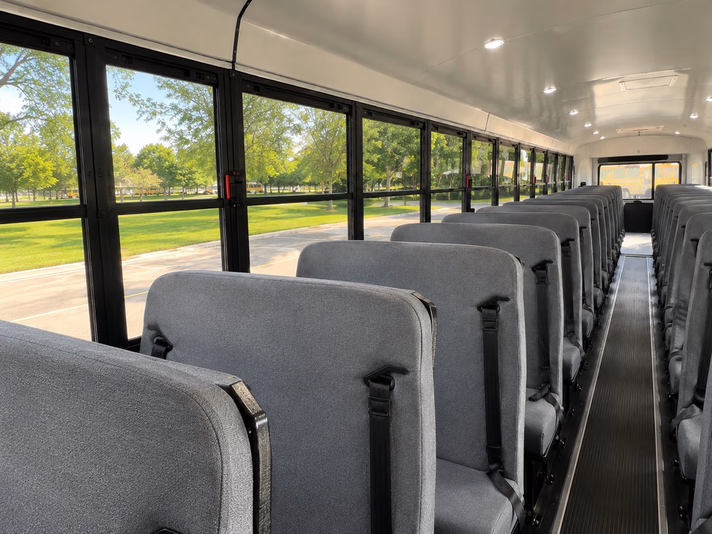 north port school bus inside